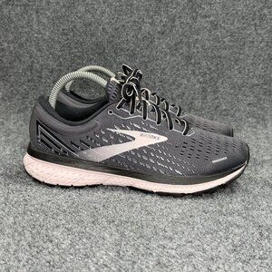 Brooks Ghost 13 Running Shoes Women's Size 8 Grey Athletic Run Training Sneakers